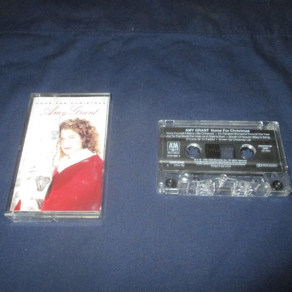 Amy Grant - Home for Christmas on cassette (A & M Records, 1992)
